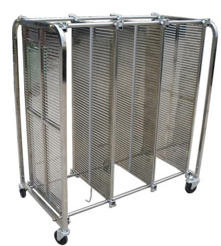 Total Customize Stainless Steel ESD Circulation Cart PCB Storage Trolley