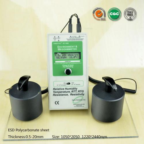 ESD Acrylic Sheet Static Control Plexiglass Tranparent Plate